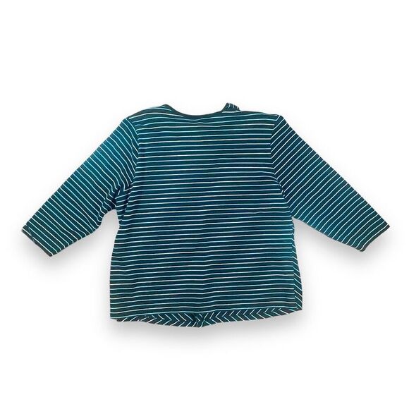 Lane Bryant Chevron Striped Tie Top Sz 18-20 - Picture 7 of 12